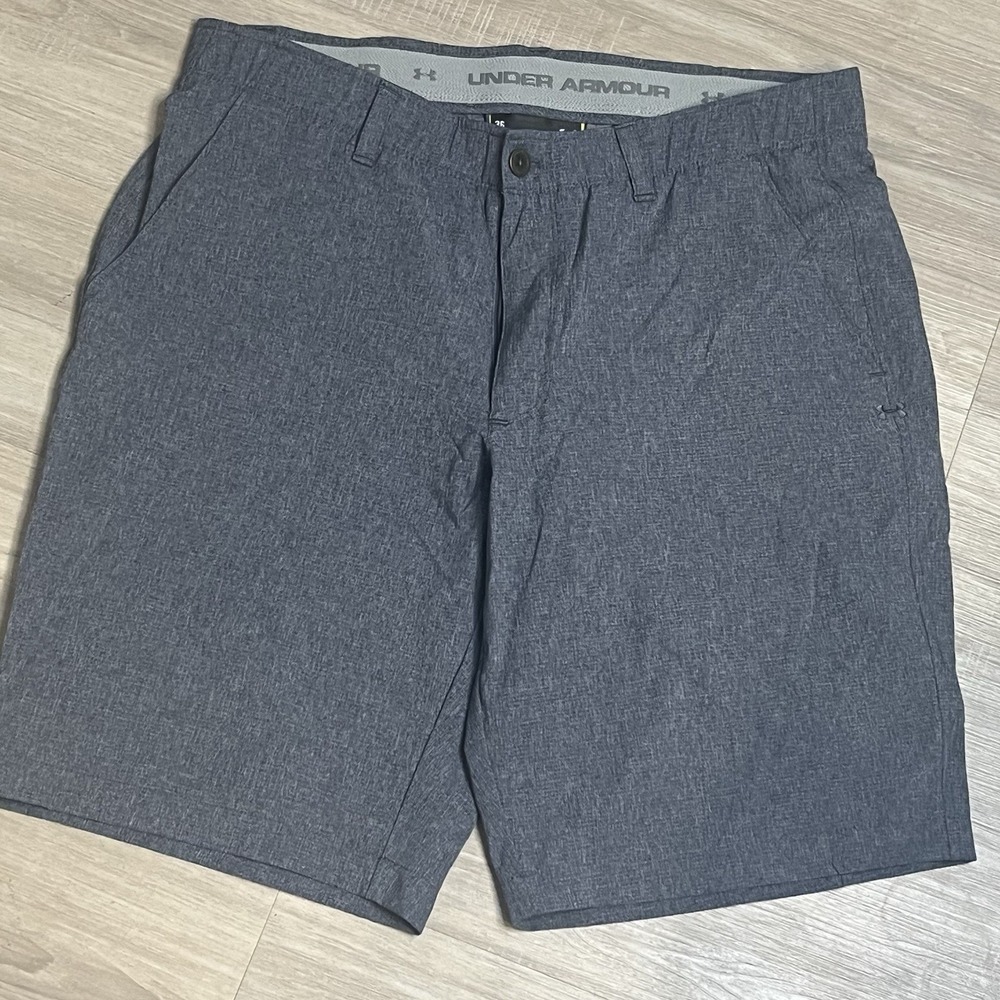 Under Armour UA Match Play Showdown Vented Golf Shorts GrayMen's 36 Performance - Picture 1 of 8
